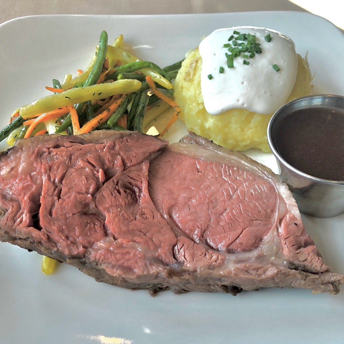 Schafer’s Restaurant signature dishes Prime Rib, Seafood Fettuccine, Steak and Lobster, Huckleberry Cheesecake